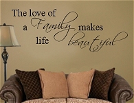 Love Of Family Wall Quote